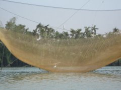 27-Fishing net with heron